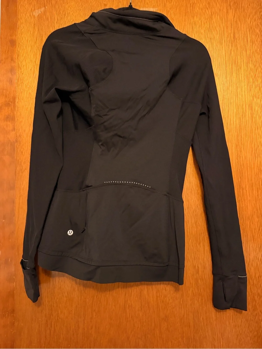 Lululemon athletic running style jacket with built in hood